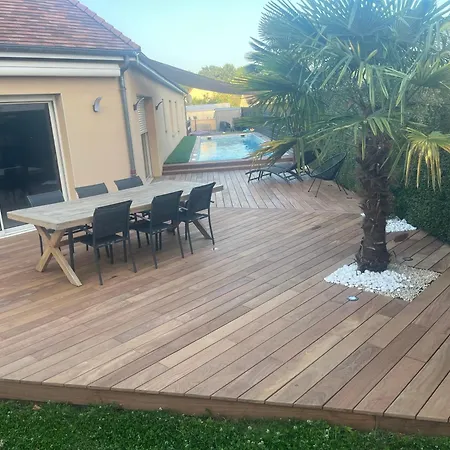 Maison Parking, Piscine Proche Du Circuit 24h Mans 빌라