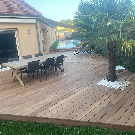 Maison Parking, Piscine Proche Du Circuit 24h Mans 빌라